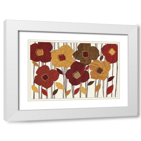 Spice It Up White Modern Wood Framed Art Print with Double Matting by Adams, Sarah