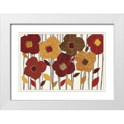 Spice It Up White Modern Wood Framed Art Print with Double Matting by Adams, Sarah