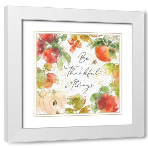 Orchard Harvest II White Modern Wood Framed Art Print with Double Matting by Pertiet, Katie