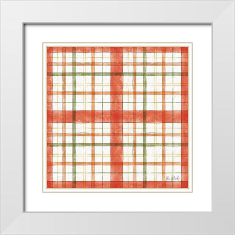 Orchard Harvest Pattern IV White Modern Wood Framed Art Print with Double Matting by Pertiet, Katie