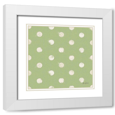 Orchard Harvest Pattern VD White Modern Wood Framed Art Print with Double Matting by Pertiet, Katie