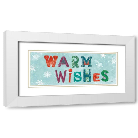 Festive Forest IV White Modern Wood Framed Art Print with Double Matting by Charron, Veronique