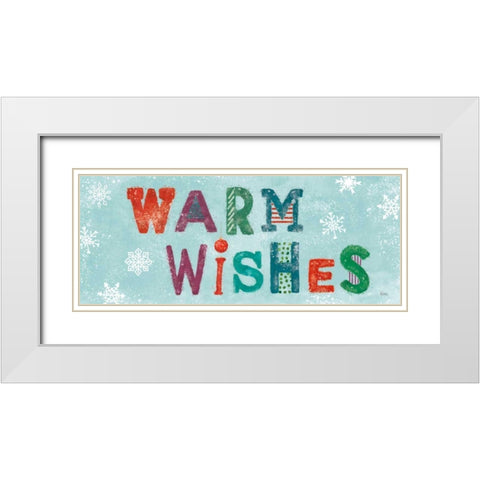 Festive Forest IV White Modern Wood Framed Art Print with Double Matting by Charron, Veronique