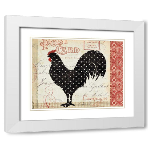 Campagne II White Modern Wood Framed Art Print with Double Matting by Pela