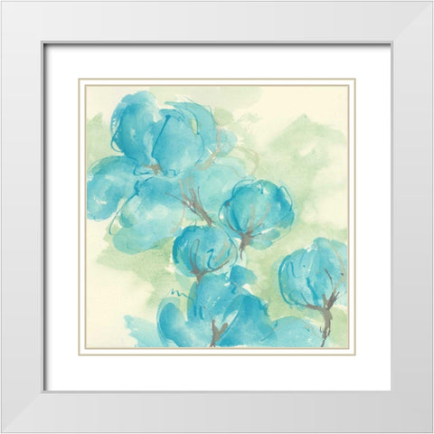 Arabian Jasmine II White Modern Wood Framed Art Print with Double Matting by Paschke, Chris