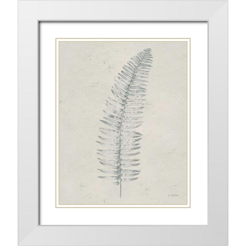 Soft Summer Sketches I Light White Modern Wood Framed Art Print with Double Matting by Wiens, James