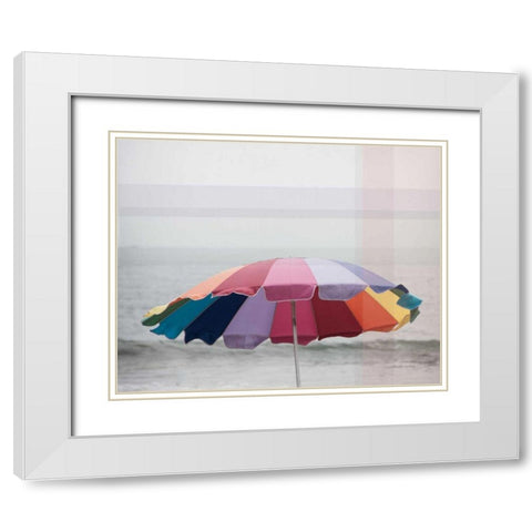 Shady VI White Modern Wood Framed Art Print with Double Matting by Urquhart, Elizabeth