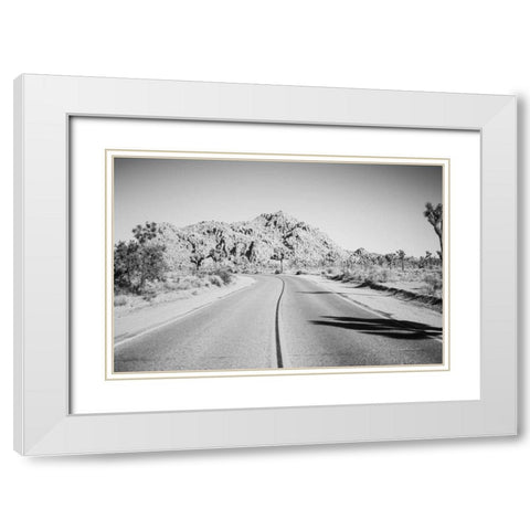 Road Trip I White Modern Wood Framed Art Print with Double Matting by Urquhart, Elizabeth