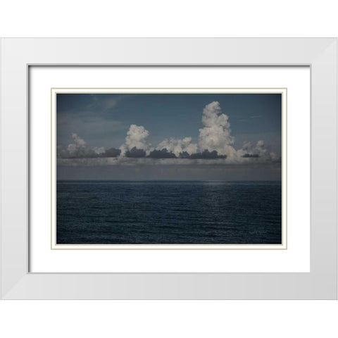 Into the Deep I White Modern Wood Framed Art Print with Double Matting by Urquhart, Elizabeth