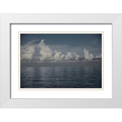 Into the Deep II White Modern Wood Framed Art Print with Double Matting by Urquhart, Elizabeth