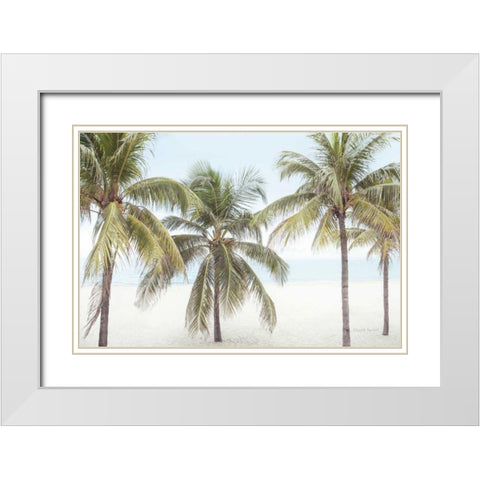By the Sea I White Modern Wood Framed Art Print with Double Matting by Urquhart, Elizabeth