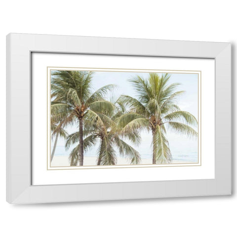 By the Sea II White Modern Wood Framed Art Print with Double Matting by Urquhart, Elizabeth