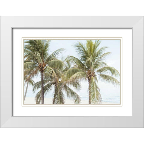 By the Sea II White Modern Wood Framed Art Print with Double Matting by Urquhart, Elizabeth