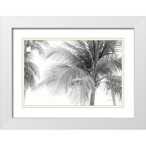 Breezy III White Modern Wood Framed Art Print with Double Matting by Urquhart, Elizabeth