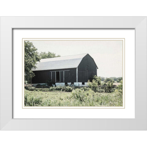 Weathered II White Modern Wood Framed Art Print with Double Matting by Urquhart, Elizabeth