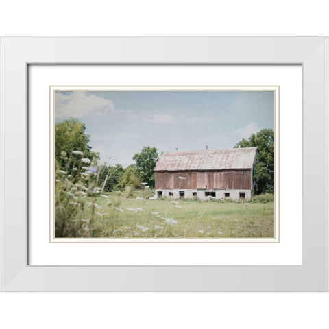 Sun Drenched IV White Modern Wood Framed Art Print with Double Matting by Urquhart, Elizabeth