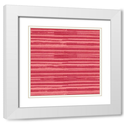 Stars and Stripes Dark Pattern IVB White Modern Wood Framed Art Print with Double Matting by Grove, Beth