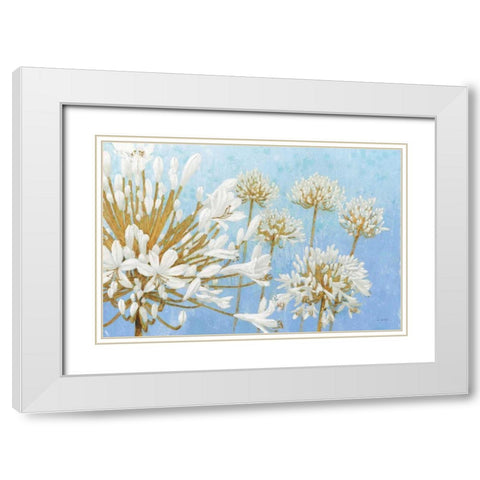 Golden Spring White Modern Wood Framed Art Print with Double Matting by Wiens, James