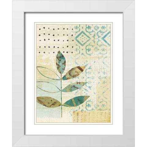 Peaceful Nature III White Modern Wood Framed Art Print with Double Matting by Mullan, Michael