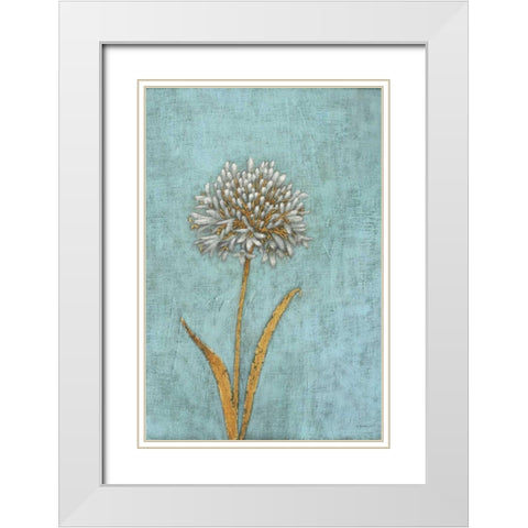 Shimmering Summer I White Modern Wood Framed Art Print with Double Matting by Wiens, James