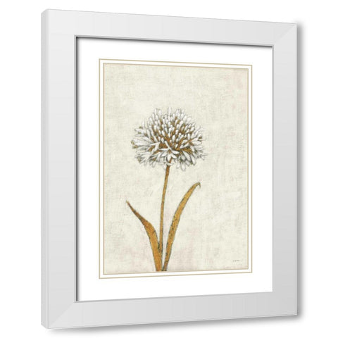 Shimmering Summer I Ivory White Modern Wood Framed Art Print with Double Matting by Wiens, James