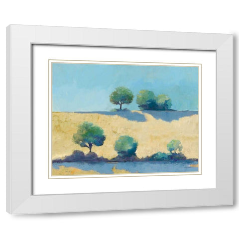Shadows II White Modern Wood Framed Art Print with Double Matting by Tillmon, Avery