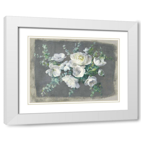 Special Day Gesso Border White Modern Wood Framed Art Print with Double Matting by Nai, Danhui