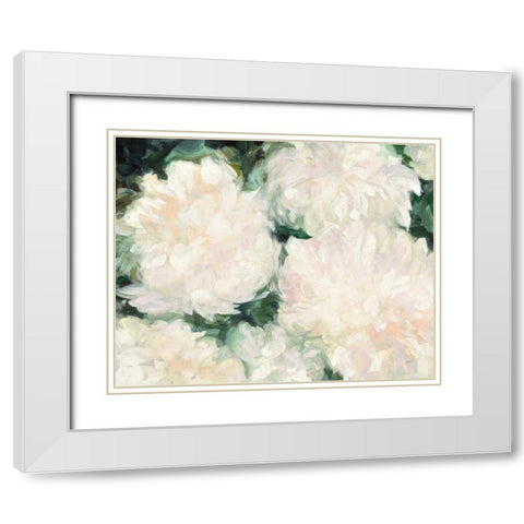 Blushing Summer I White Modern Wood Framed Art Print with Double Matting by Purinton, Julia