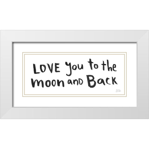 Scandy Baby X White Modern Wood Framed Art Print with Double Matting by Averinos, Melissa