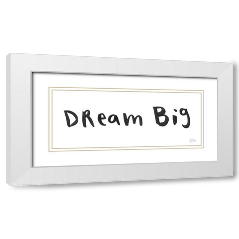 Scandy Baby XII White Modern Wood Framed Art Print with Double Matting by Averinos, Melissa