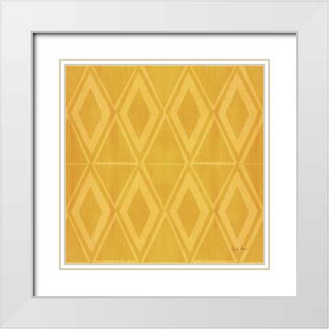 Tutti Frutti Pattern VID White Modern Wood Framed Art Print with Double Matting by Zaman, Farida