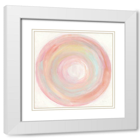 Tropical Swirl II White Modern Wood Framed Art Print with Double Matting by Rhue, Piper
