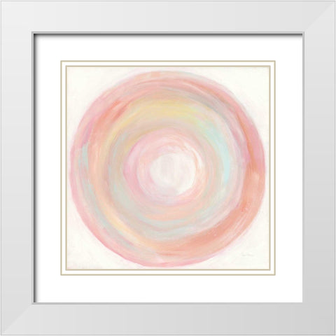 Tropical Swirl II White Modern Wood Framed Art Print with Double Matting by Rhue, Piper
