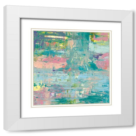 Islands Abstract I White Modern Wood Framed Art Print with Double Matting by Rhue, Piper