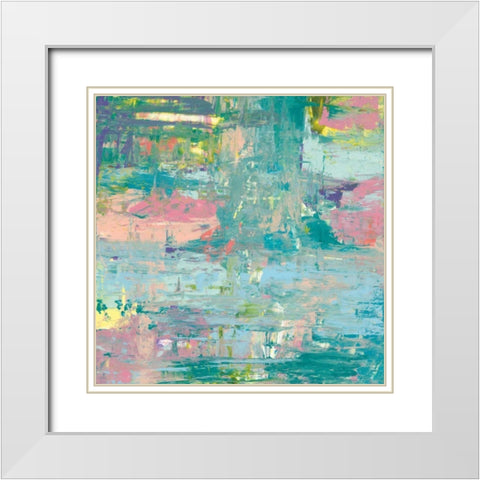 Islands Abstract I White Modern Wood Framed Art Print with Double Matting by Rhue, Piper