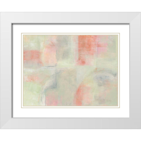 Charleston II White Modern Wood Framed Art Print with Double Matting by Rhue, Piper