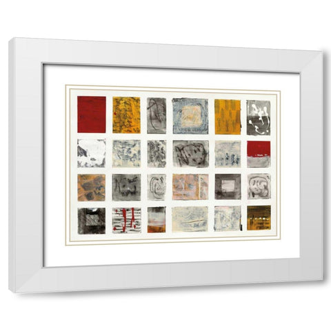 Tokens of Today White Modern Wood Framed Art Print with Double Matting by Rhue, Piper