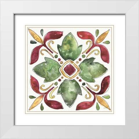 Oaked and Aged VII White Modern Wood Framed Art Print with Double Matting by Tavoletti, Anne