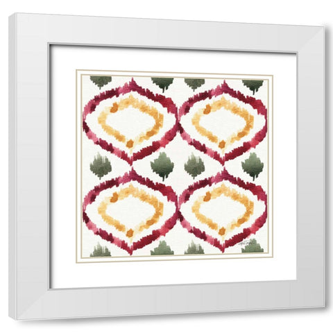 Oaked and Aged Pattern IVA White Modern Wood Framed Art Print with Double Matting by Tavoletti, Anne