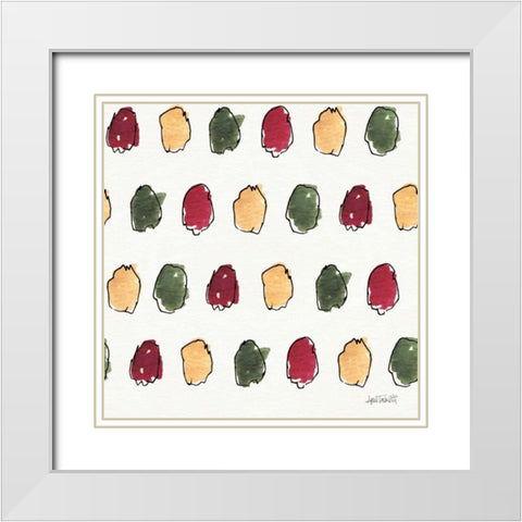 Oaked and Aged Pattern IXA White Modern Wood Framed Art Print with Double Matting by Tavoletti, Anne