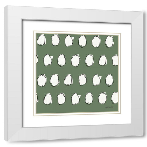 Oaked and Aged Pattern IXC White Modern Wood Framed Art Print with Double Matting by Tavoletti, Anne