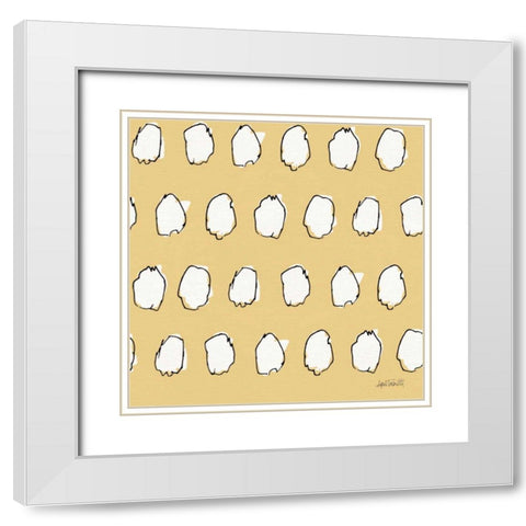 Oaked and Aged Pattern IXD White Modern Wood Framed Art Print with Double Matting by Tavoletti, Anne