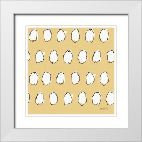 Oaked and Aged Pattern IXD White Modern Wood Framed Art Print with Double Matting by Tavoletti, Anne