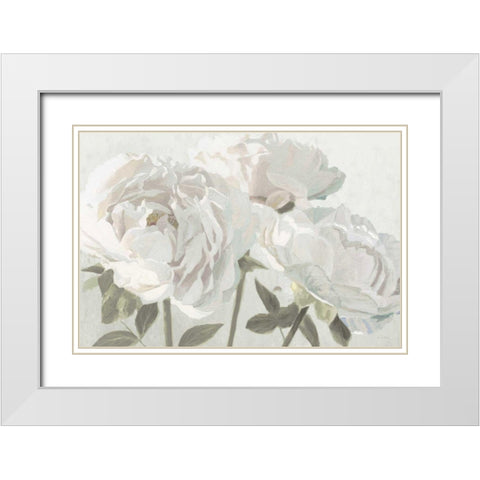 Essence of June I Neutral White Modern Wood Framed Art Print with Double Matting by Wiens, James