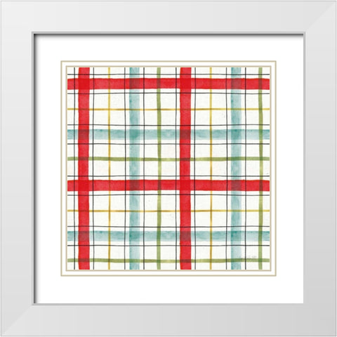 Veggie Market Pattern II White Modern Wood Framed Art Print with Double Matting by Tavoletti, Anne