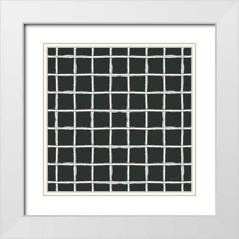 Farm Signs Pattern IIIG White Modern Wood Framed Art Print with Double Matting by Tavoletti, Anne