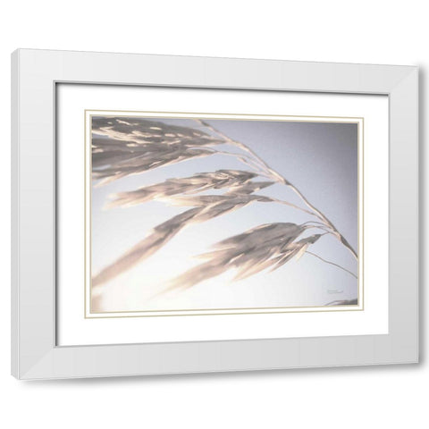 Windy Wheat Fields II Light White Modern Wood Framed Art Print with Double Matting by Marshall, Laura