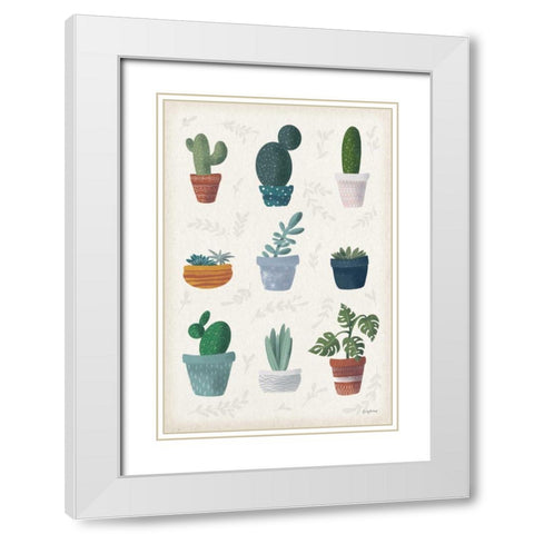 Greenhouse I White Modern Wood Framed Art Print with Double Matting by Thorns, Becky
