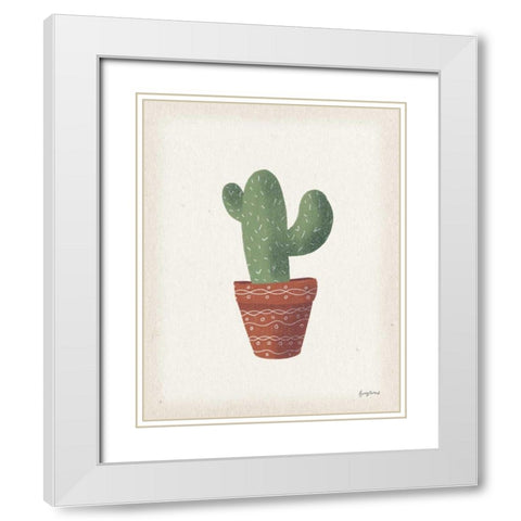 Greenhouse IV White Modern Wood Framed Art Print with Double Matting by Thorns, Becky