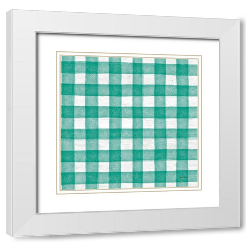 Farm Market Pattern IIB White Modern Wood Framed Art Print with Double Matting by Urban, Mary